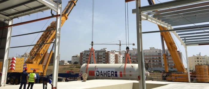 Projet de construction du site industriel Daher au Maroc